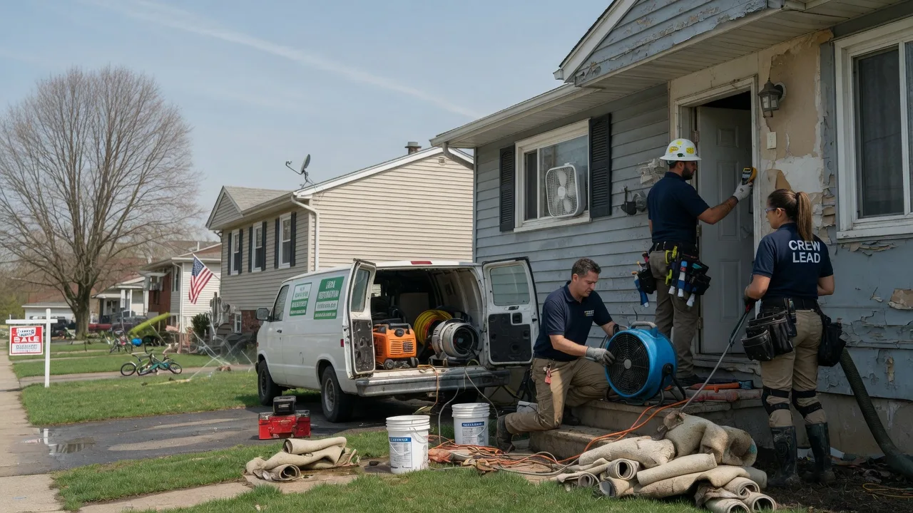 Flood Cleanup in Darrouzett, TX near me